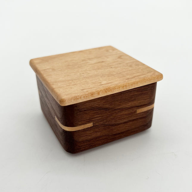 Walnut Box with Maple Lid