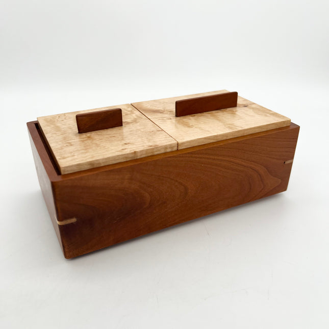 02 | Double Lidded Cherry/ Maple Box