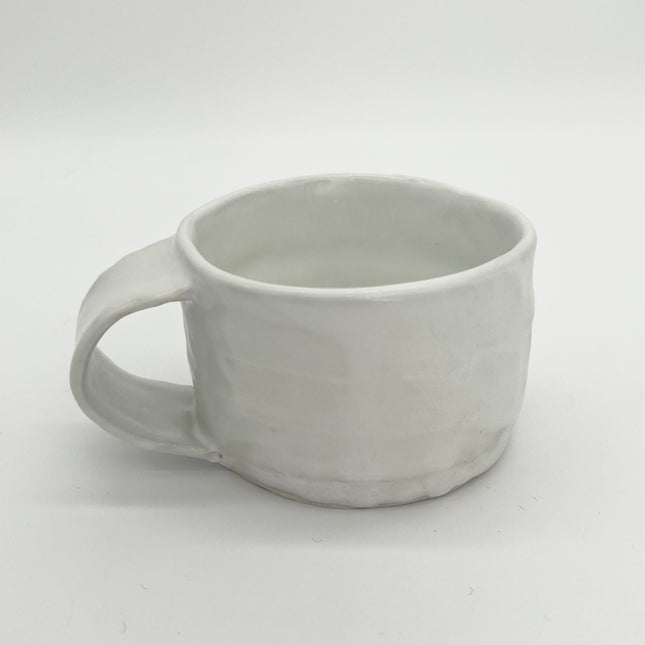 White Coiled Cup
