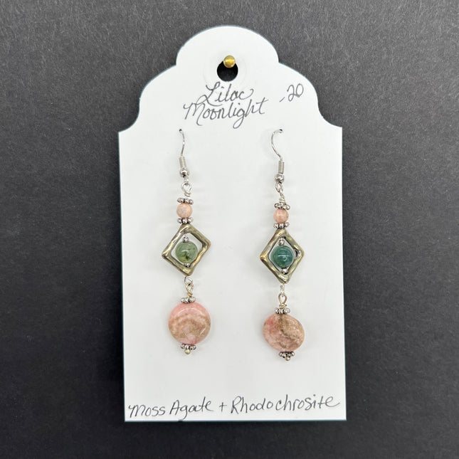 Moss Agate & Rhodochrosite
