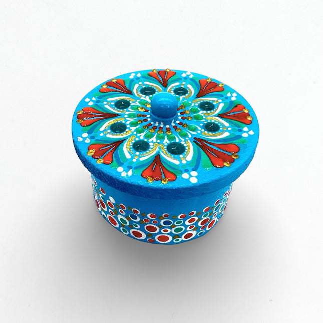 La Dulce Vida Small Jewelry Box Blue