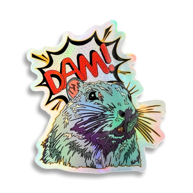 Dam! Beaver Sticker