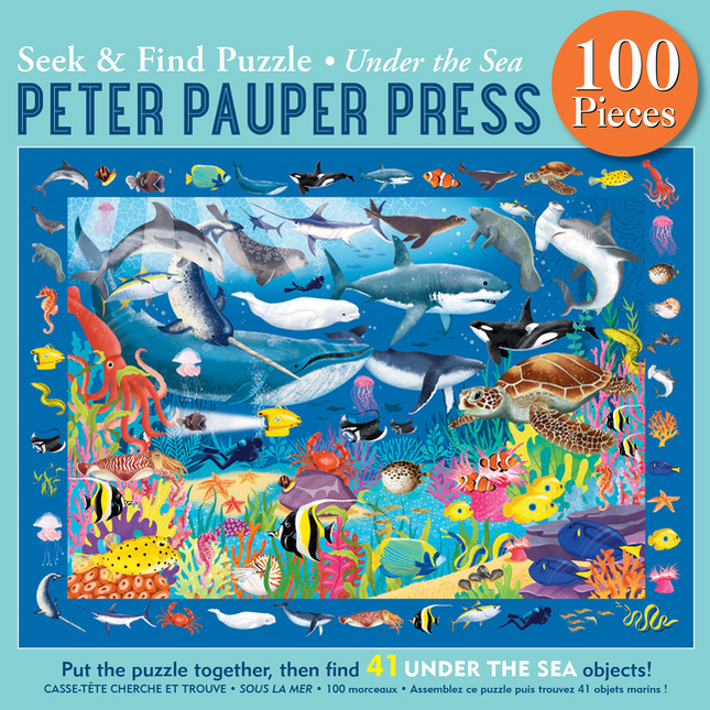 Ocean Life Search & Find Puzzle