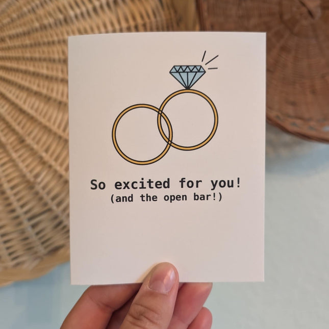 Open Bar Card