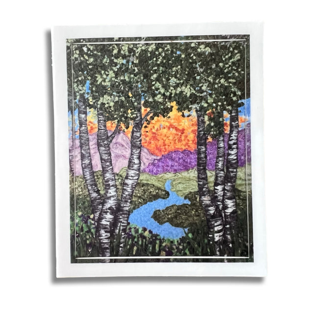 Mountain Sunrise 3" Sticker