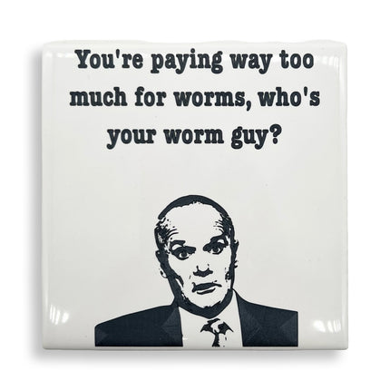 Creed's Worms Ceramic Coaster