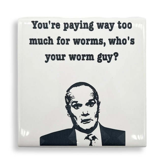 Creed's Worms Ceramic Coaster