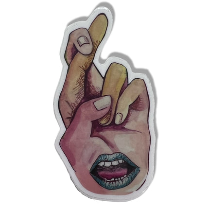 Hand Mouth Sticker