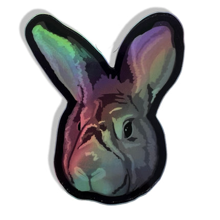 Holographic Rabbit Sticker