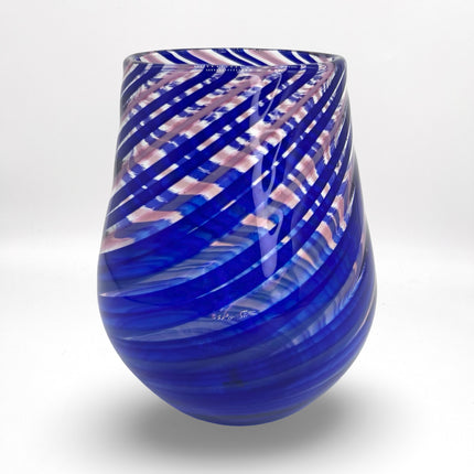02 | Pink & Blue Wine Glass