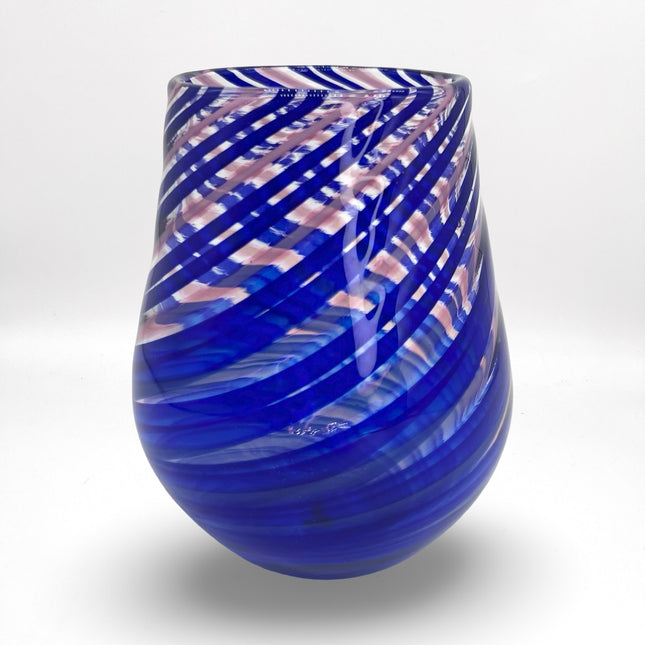 02 | Pink & Blue Wine Glass