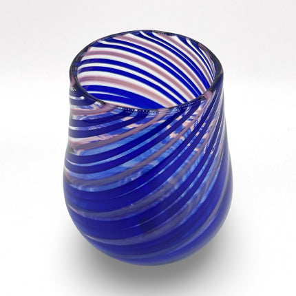 02 | Pink & Blue Wine Glass