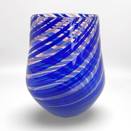 03 | Pink & Blue Wine Glass