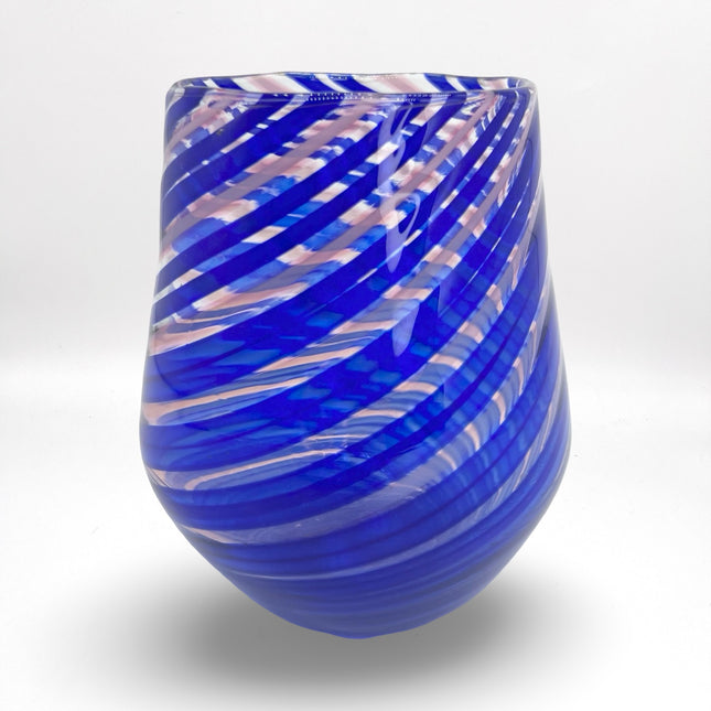03 | Pink & Blue Wine Glass