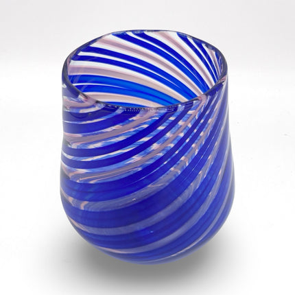 03 | Pink & Blue Wine Glass