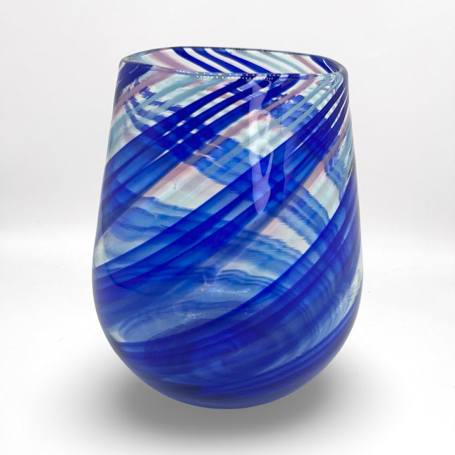 04 | Pink & Blue Wine Glass