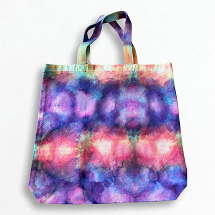 Purple Orange Light Aqua Tote