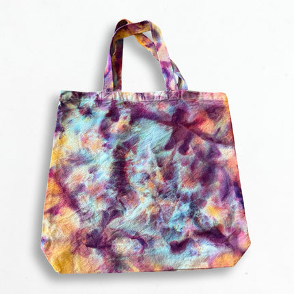 Aqua Purple Tangerine Tote