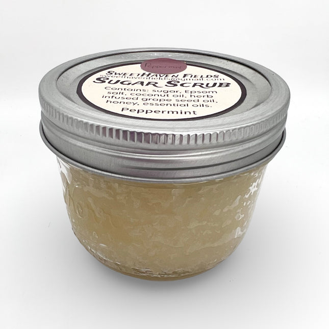 Large Peppermint Sugar Scrub