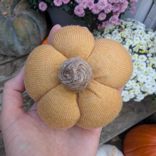 Yellow Plain Sweater Pumpkin