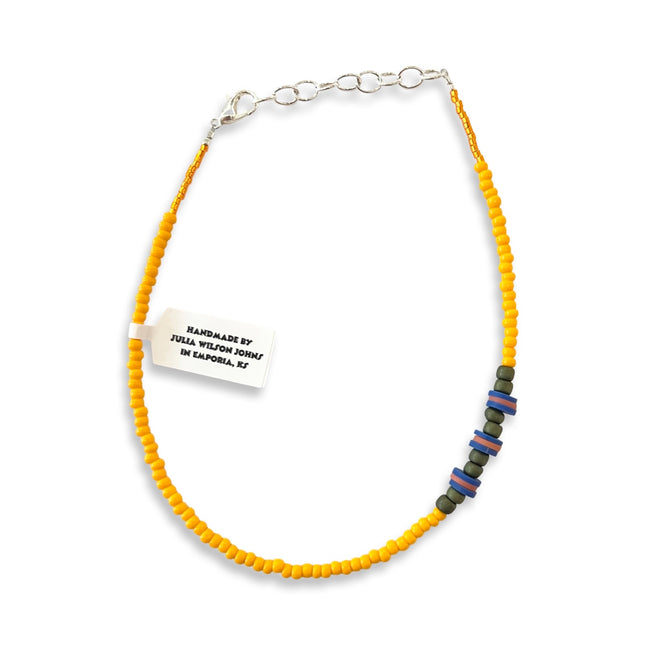 Orange with Earth Tones Anklet