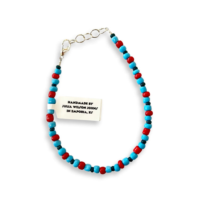 Light Blue Red