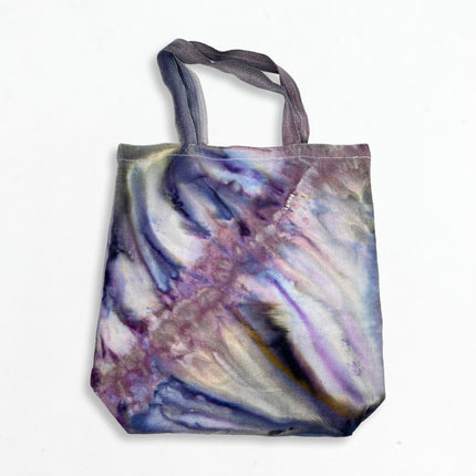 Tie Dyed Tote - Grey, Blue, Purple 2