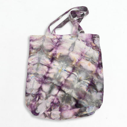 Tie Dyed Tote - Grey, Blue, Purple