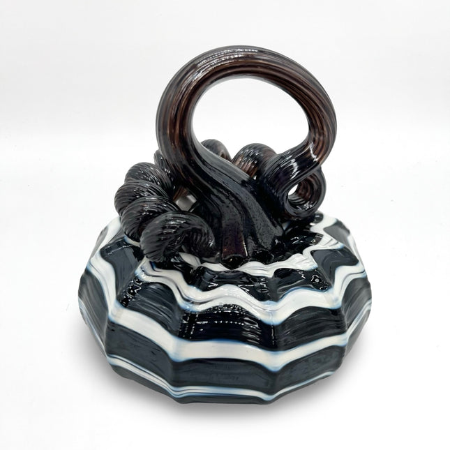 Mini Black & White Swirl Pumpkin