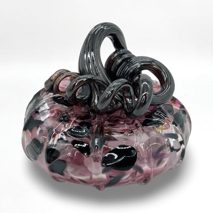 Medium Cranberry Speckled Short Pumpkin