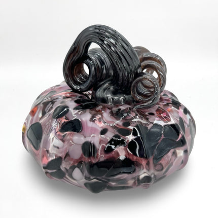 Medium Cranberry Speckled Short Pumpkin