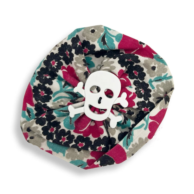 Floral Pin - Skull