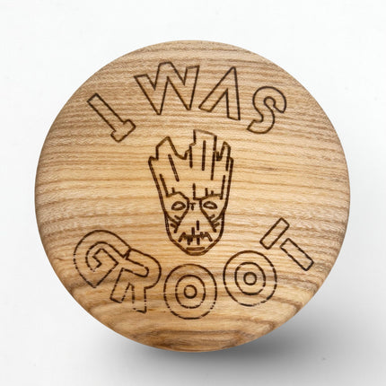 I Was Groot Ash Disc Golf Marker