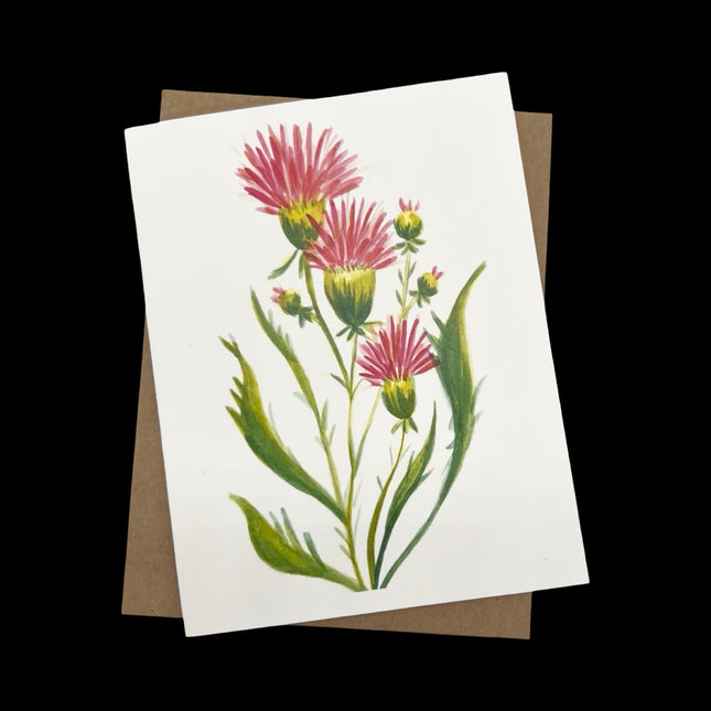 Pink Flowers Card