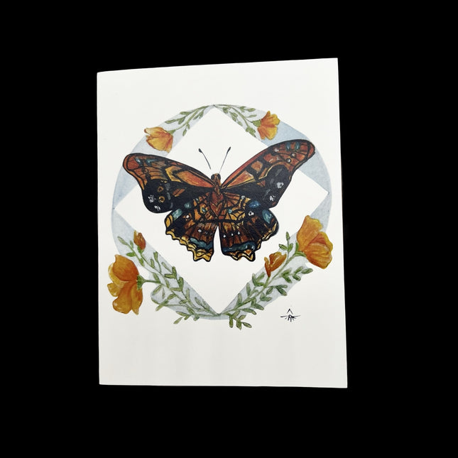 Geometric Butterfly Card
