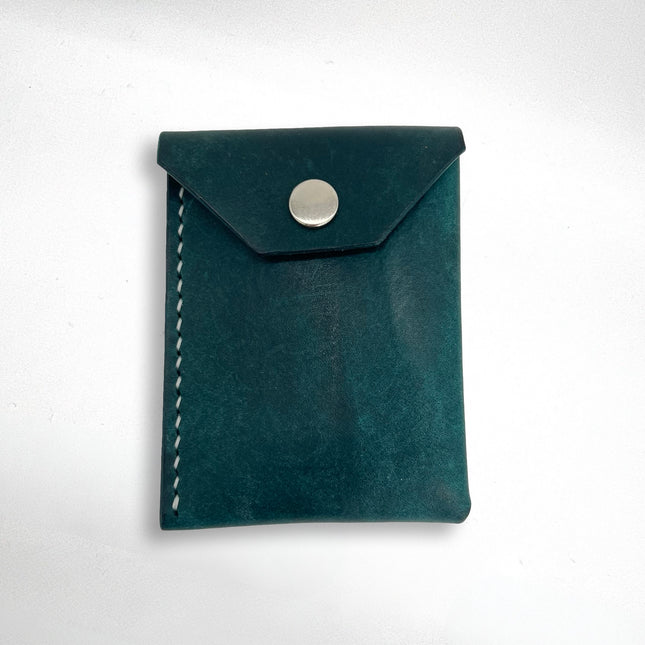 Teal Folded Card Wallet