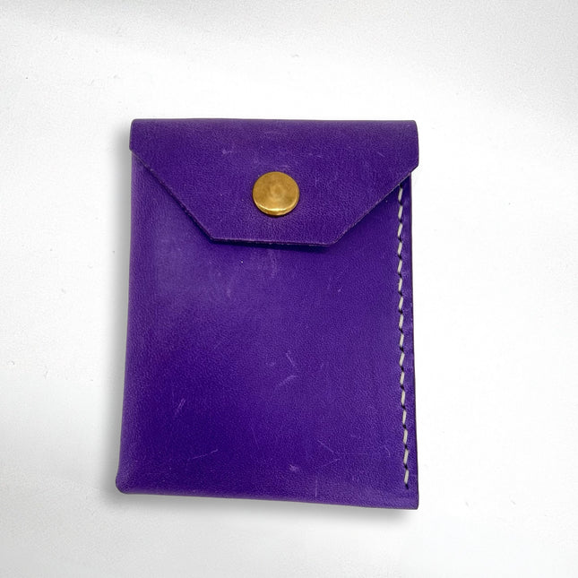 Purple Folded Card Wallet