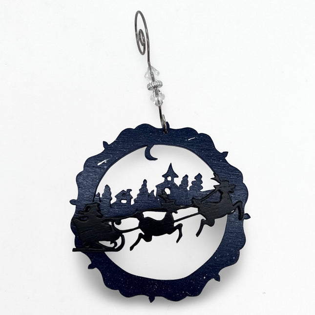 Santa & Reindeer Ornament