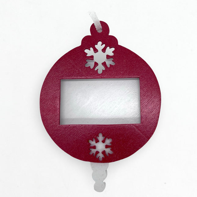 Bright Red Gift Card Ornament