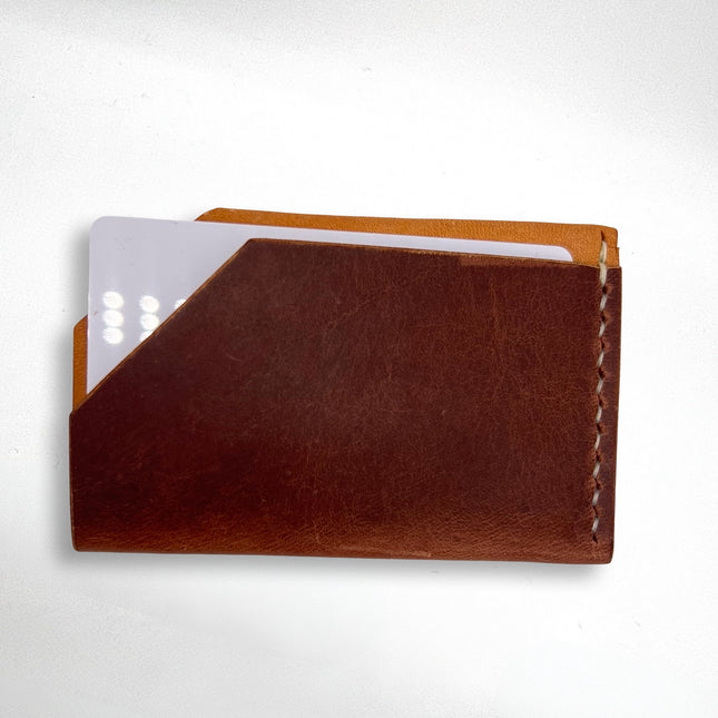 Natural & Brown Card Holder