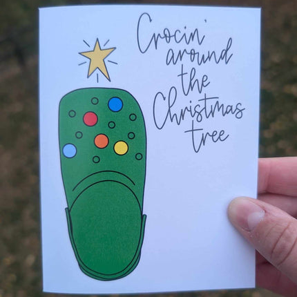 Crocin' Around the Christmas Tree Card