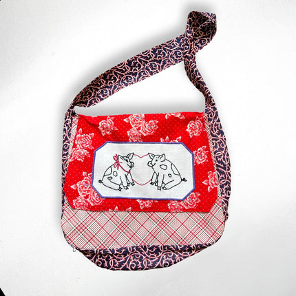Pig Messenger Bag