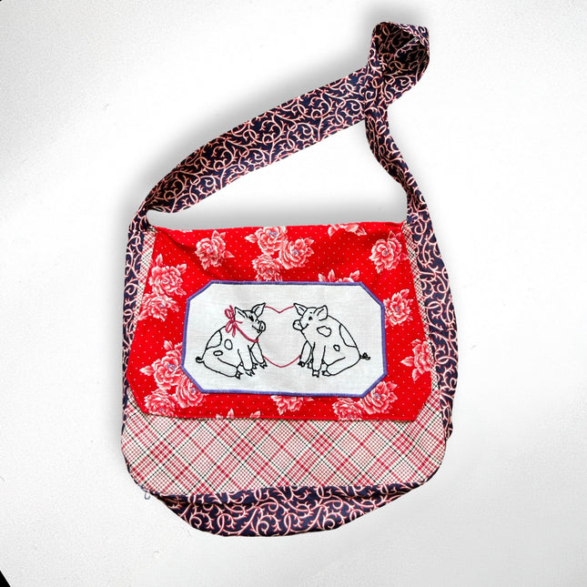 Pig Messenger Bag