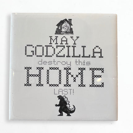 Godzilla Ceramic Coaster