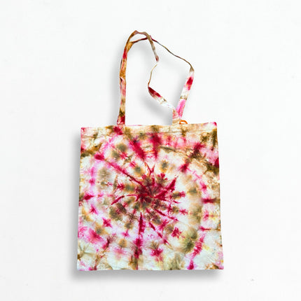 Fuschia Green Gold Tote