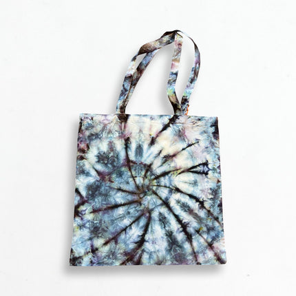 Spiral Blues & Greens Tote