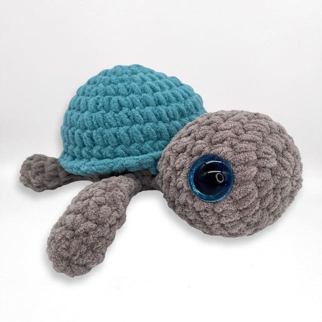 Large Turtle - Gray & Green