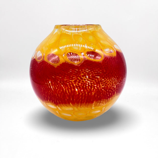 Orange & Red Bundle Core Vase