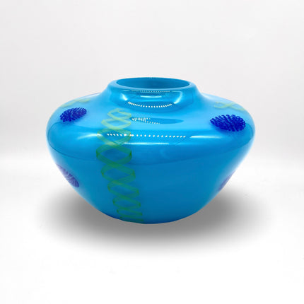 Turquoise Squat Vase