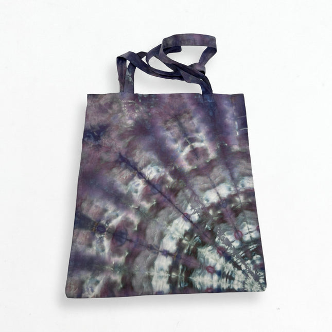 Purple Green Corner Fan Tote Bag